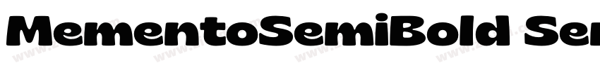 MementoSemiBold Semi字体转换 MementoSemiBold Semi字体转换